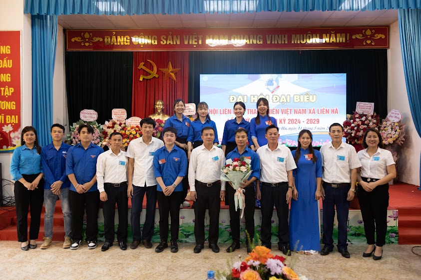 Đại hội Đại biểu Hội LHTN Việt Nam xã Liên Hà lần thứ 5 nhiệm kỳ 2024-2029